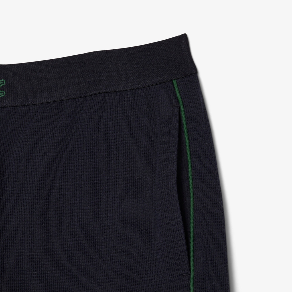Quần Short Lacoste Chính hãng - Textured Knit Lounge - Màu Navy | JapanSport GH0985-51-FW7