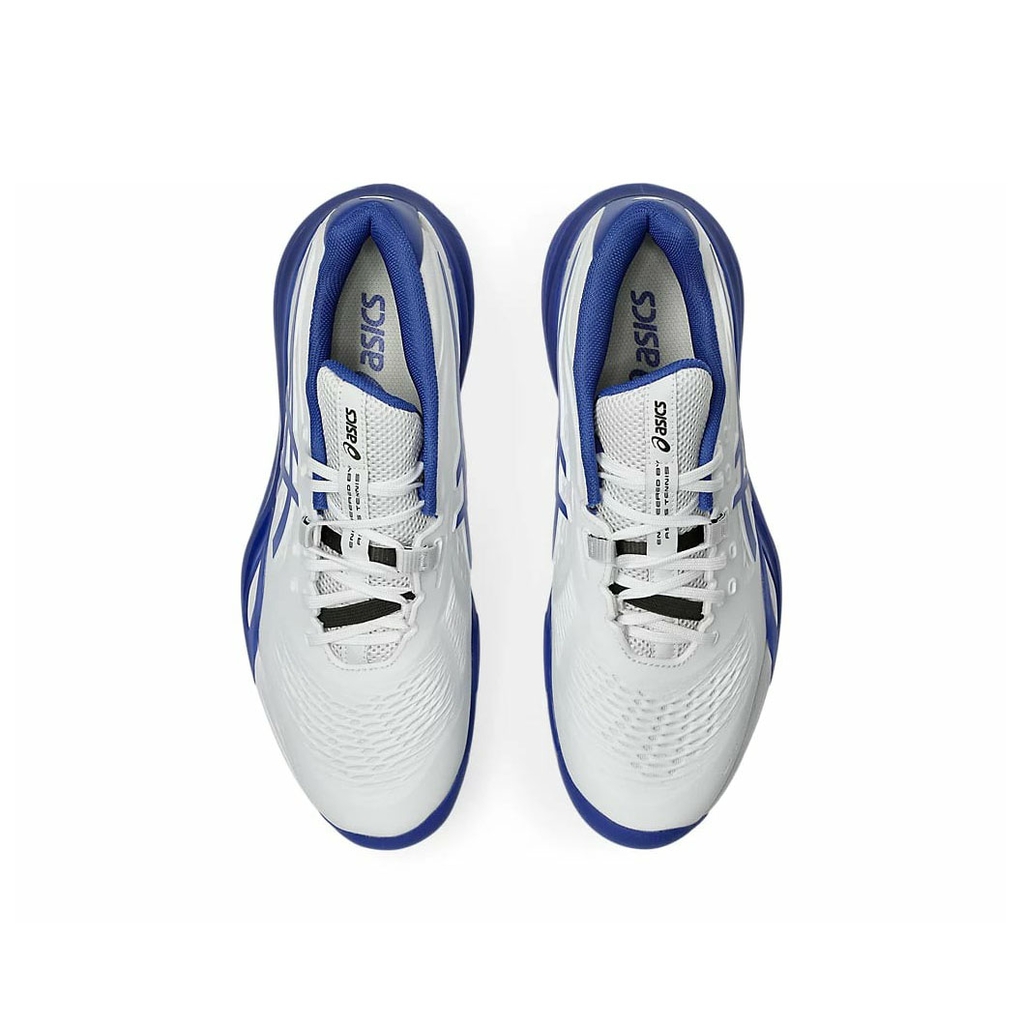 Giày Tennis Asics Chính hãng - GEL-RESOLUTION X - Màu Trắng Xanh | JapanSport 1041A481-101