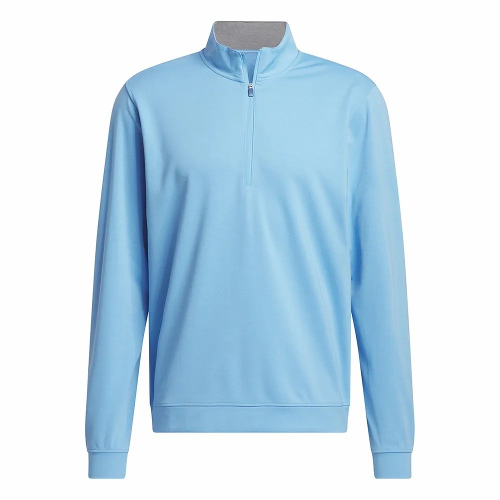 Áo Khoác Adidas Chính Hãng - Elevated Golf 1/4 Zip Sweatshirt - Màu Xanh | JapanSport IU4474