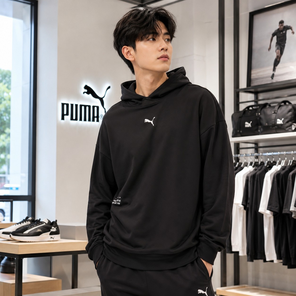 Áo Khoác Puma Chính Hãng - Running Run Club Hoodie - Màu Đen  | JapanSport 528257-01