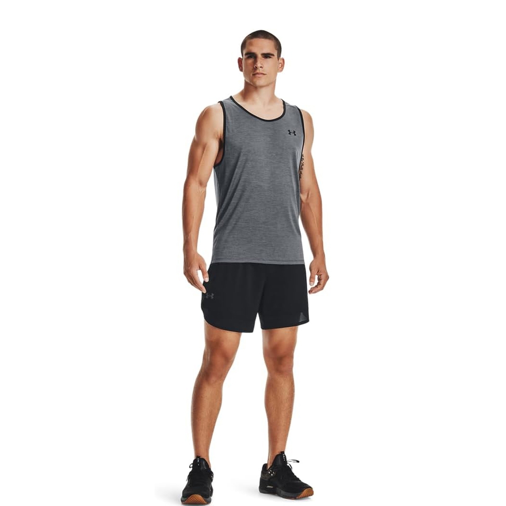 Áo ba lỗ Under Armour Chính hãng - Tech 2.0 Tank Top Pitch - Màu Xám | JapanSport 1328704-013