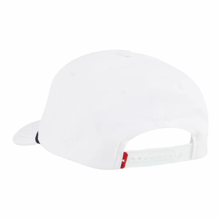 Mũ Puma Chính Hãng - Pars Stripes Rope Tech White Glow Headwear - Màu Trắng | JapanSport 025241-01
