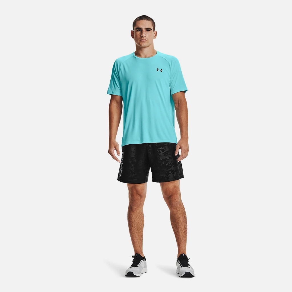 Quần Short Under Armour Chính Hãng - Woven Emboss Training Shorts - Màu Đen | JapanSport 1361432-001