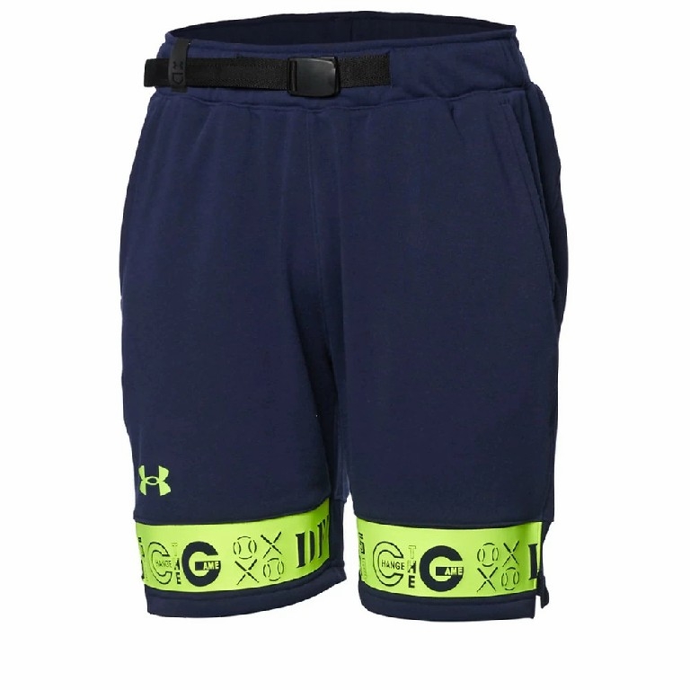 Quần Short Under Armour Chính Hãng - UA Storm Sweat - Màu Xanh | JapanSport 1368888-410