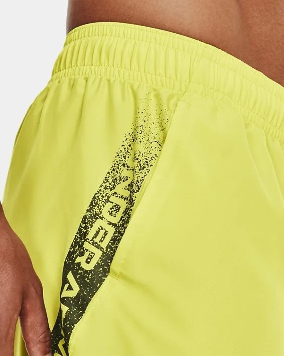 Quần Short Under Armour Chính Hãng - Woven Graphic Shorts - Màu Xanh Chanh | JapanSport 1370388-743