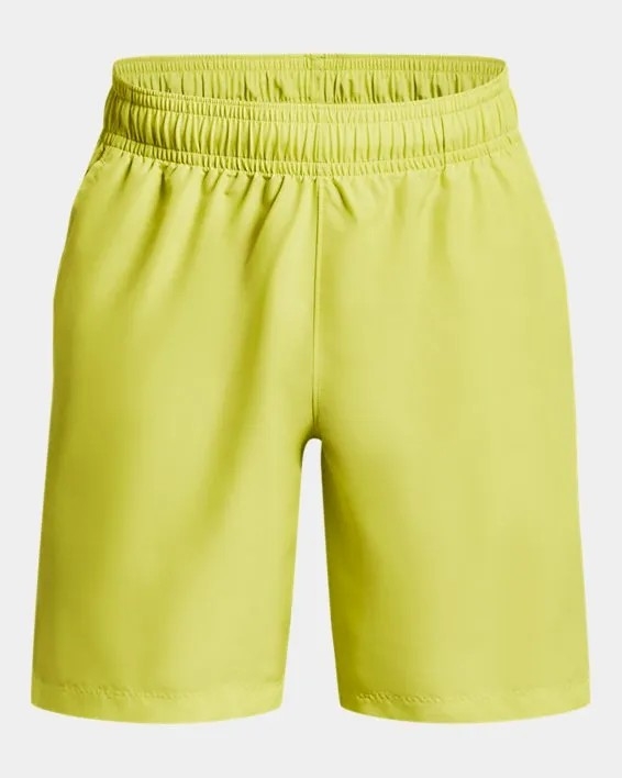 Quần Short Under Armour Chính Hãng - Woven Graphic Shorts - Màu Xanh Chanh | JapanSport 1370388-743