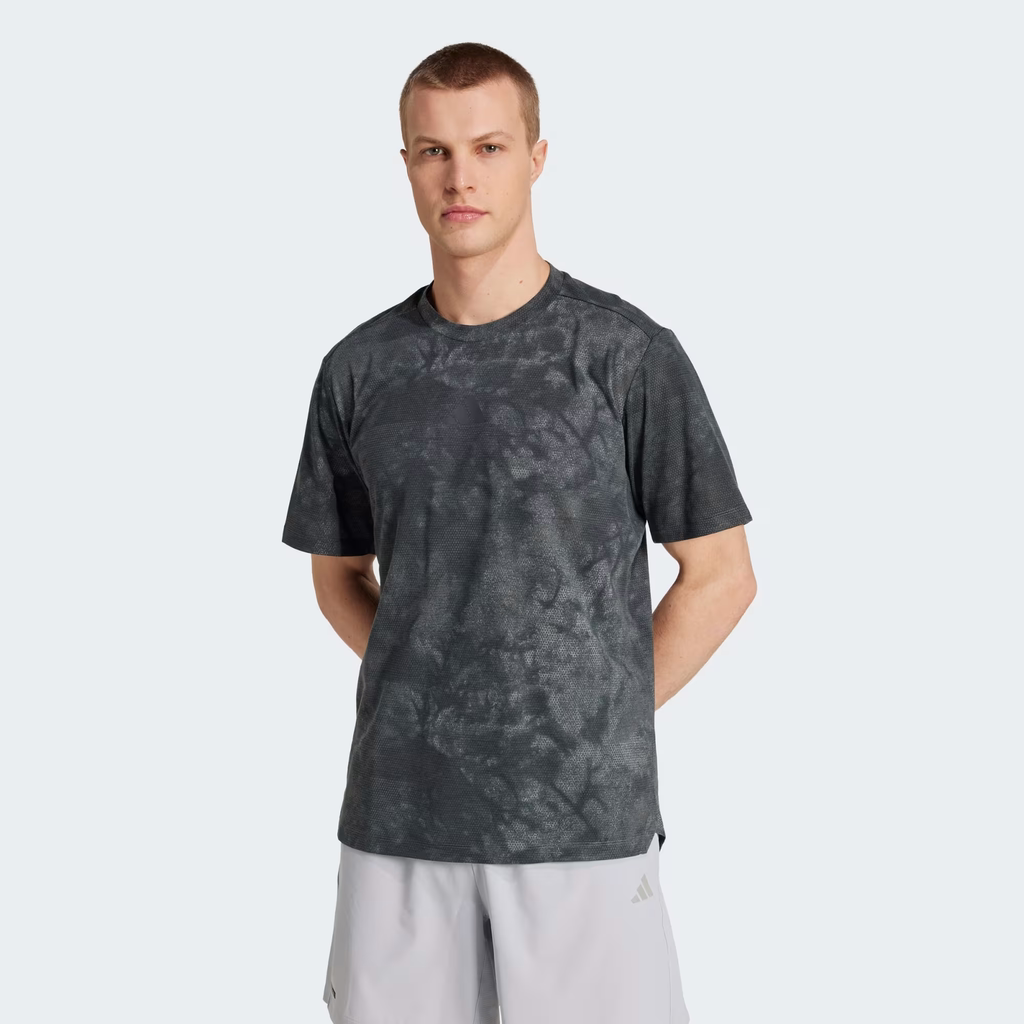 Áo Phông Adidas Nam Chính Hãng - Graphic Power T-shirt - Màu Xám Đen  | JapanSport JX6284
