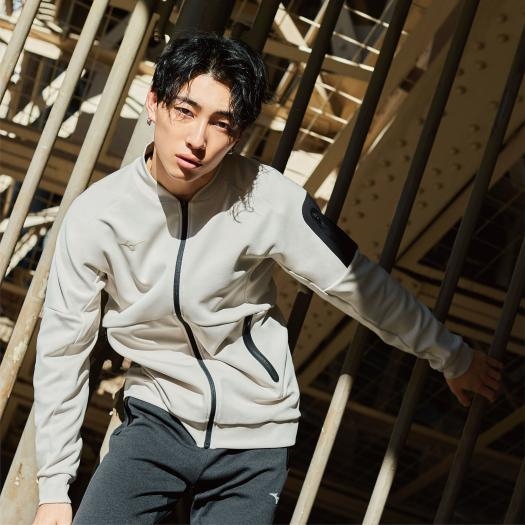 Áo Khoác Mizuno Chính Hãng - Soft Stretch Jacket - Màu Kem | JapanSport 32MCB00546