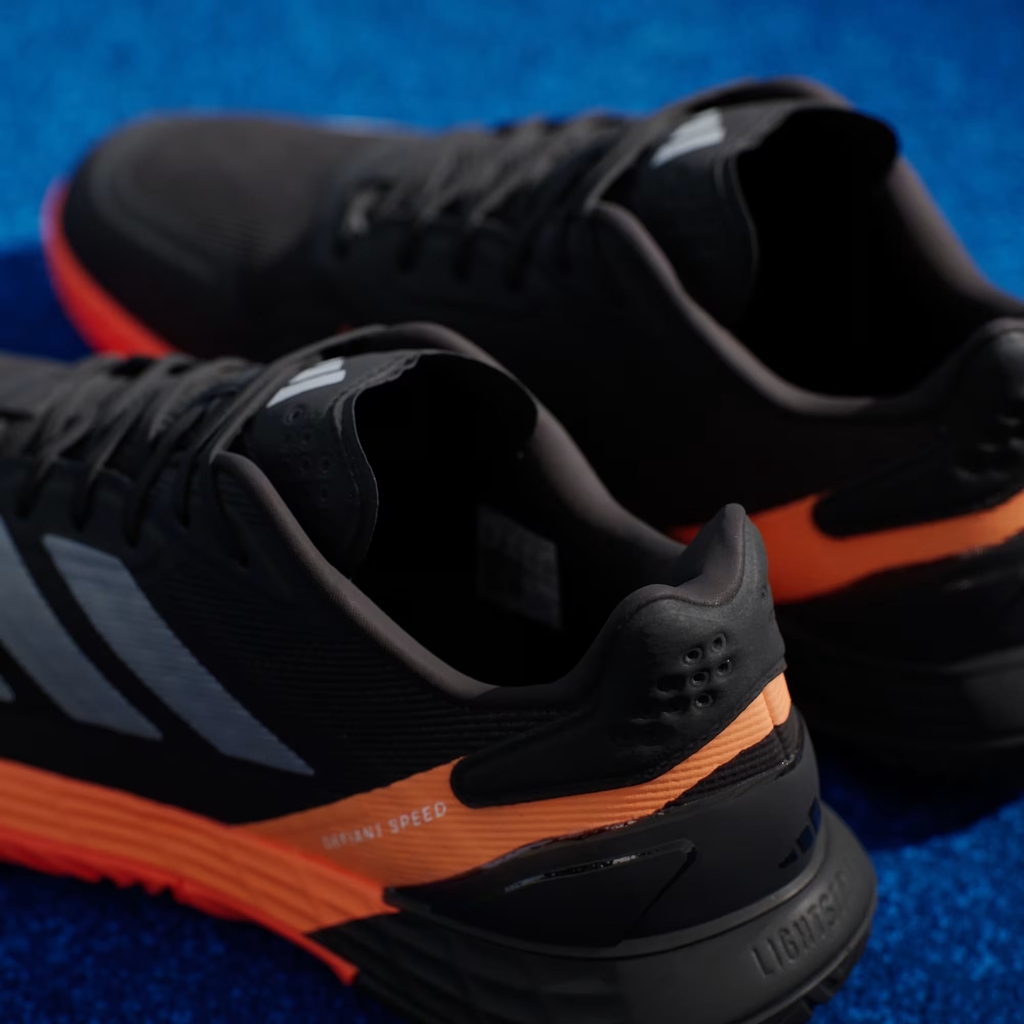 Giày Tennis Adidas Chính Hãng - Defiant Speed 2 - Màu Đen/Cam | JapanSport KI5999