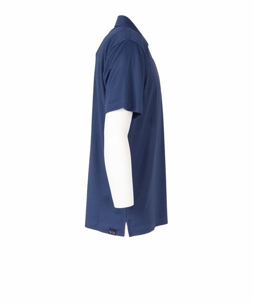 Áo Polo Puma Chính Hãng - Golf Wear MATTR TILE - Màu Navy | JapanSport 631989-01