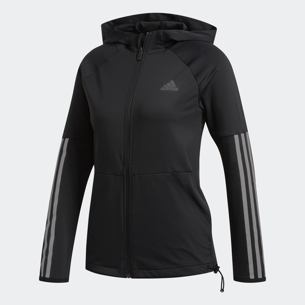 Áo Khoác Adidas Nữ Chính Hãng - TRAINING FULL-ZIP HOODIE - Đen | JapanSport EB5593