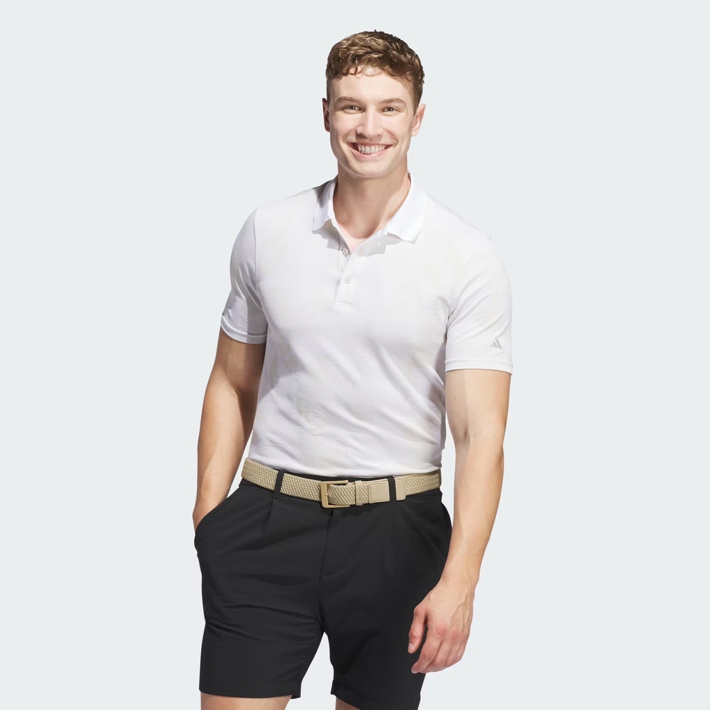 Áo Polo Adidas Nam Chính Hãng - Primeknit Go-to - Màu Trắng | JapanSport IL0564