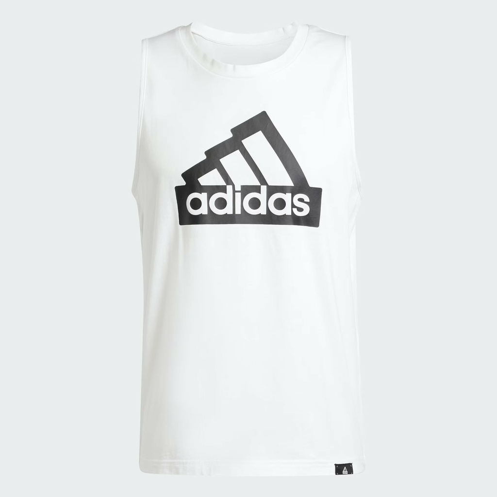 Áo ba lỗ Adidas Nam Chính Hãng - Modern Essentials Graphic Tank Top - Màu Trắng | JapanSport IW2633