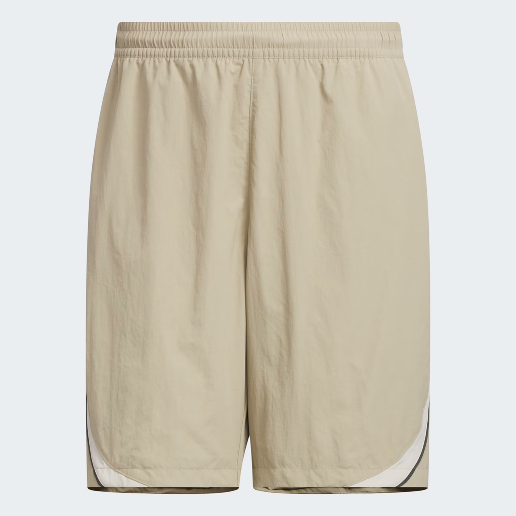 Quần Short Adidas Nam Chính Hãng - Brand Love Loose Fit Light Woven - Màu Be | JapanSport KF3695