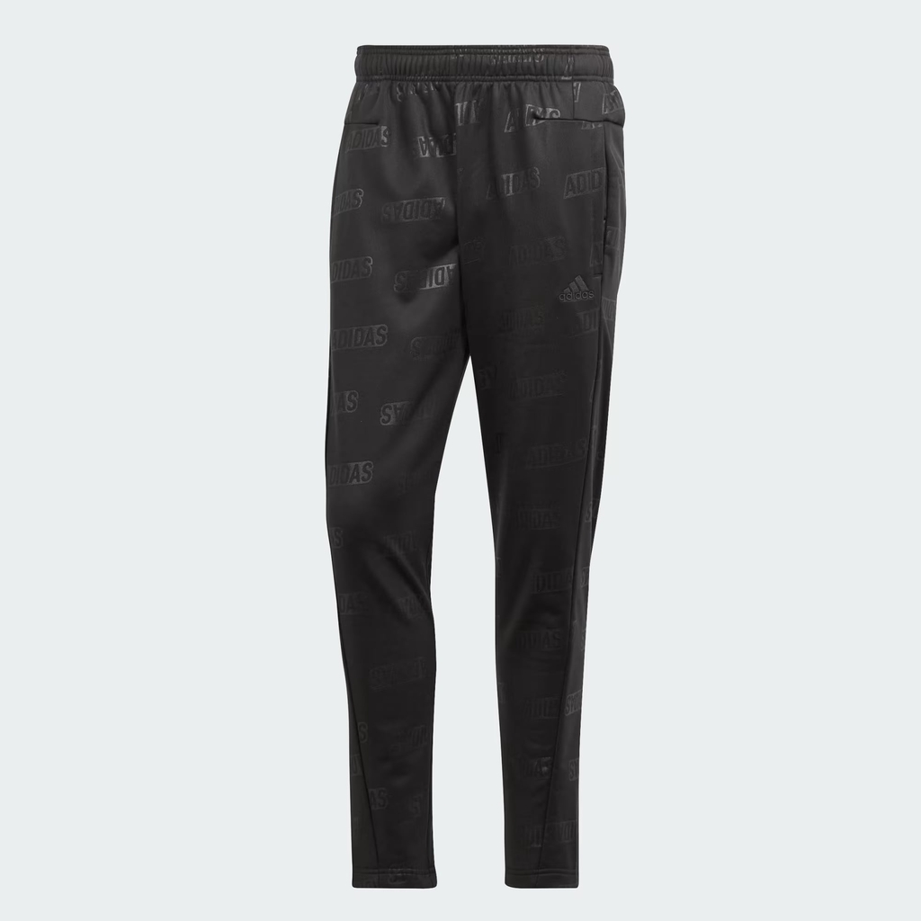 Quần Dài Adidas Chính Hãng - Embossed adidas Polar Fleece Tapered Pants - Màu Đen | JapanSport IJ6437