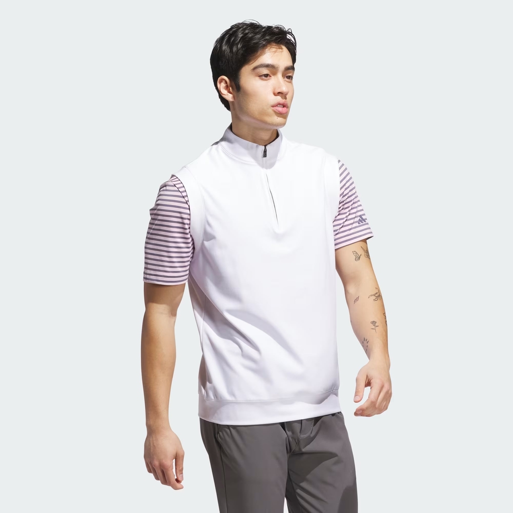Áo Vest Adidas Chính Hãng - Chaleco clásico Ultimate365 -Zip Vest - Màu Trắng | JapanSport JL5326