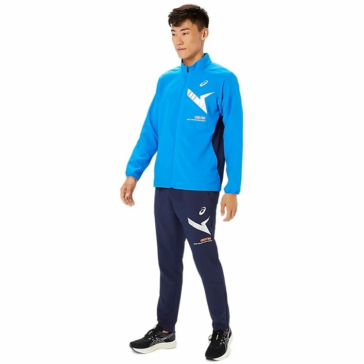 Áo Khoác Asics Chính Hãng - AIM Dry Cross - Màu Xanh | JapanSport 2031E535-401