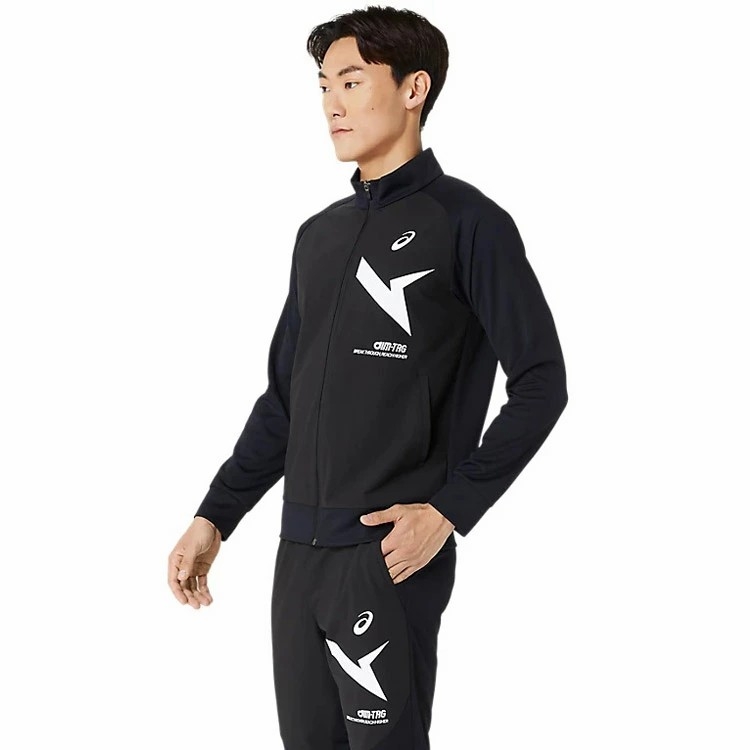 Áo Khoác Asics Chính Hãng - AIM-TRG Wind Barrier Knit Jacket - Màu Đen | JapanSport 2031E724-001