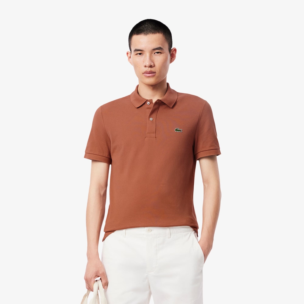 Áo Polo Lacoste Chính hãng - Slim Fit L.12.12 Piqué Polo - Màu Nâu | JapanSport PH4012-51-I1K