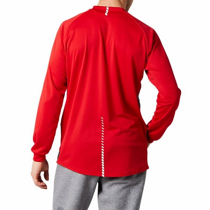Áo Khoác Asics Chính Hãng - Soccer Team Long Sleeve Training Shirt - Màu Đỏ | JapanSport 2101A054-600