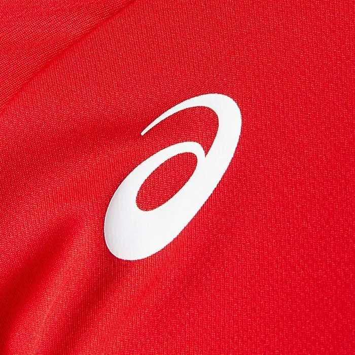 Áo Khoác Asics Chính Hãng - Soccer Team Long Sleeve Training Shirt - Màu Đỏ | JapanSport 2101A054-600
