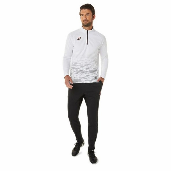 Áo Khoác Asics Chính Hãng - Dry Half-Zip - Màu Trắng | JapanSport 2101A176-100