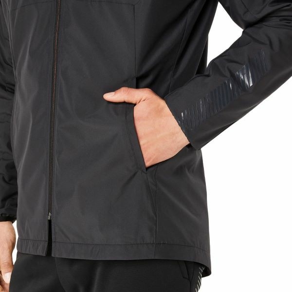 Áo Khoác Asics Chính Hãng - Fleece-lined Breaker - Màu Đen | JapanSport 2101A238-001
