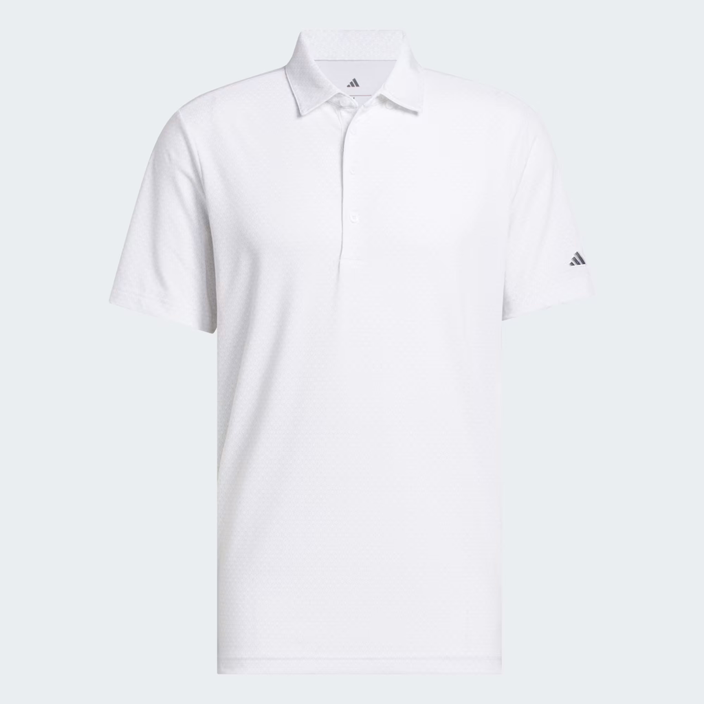 Áo Polo Adidas Nam Chính Hãng - ULTIMATE365+ GO-TO PRINT - Màu Trắng | JapanSport KF0108