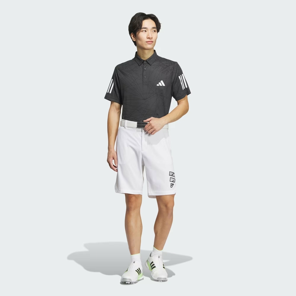 Áo Polo Adidas Chính Hãng - Raybeam Print Dry Short Sleeve - Màu Đen | JapanSport IN6600