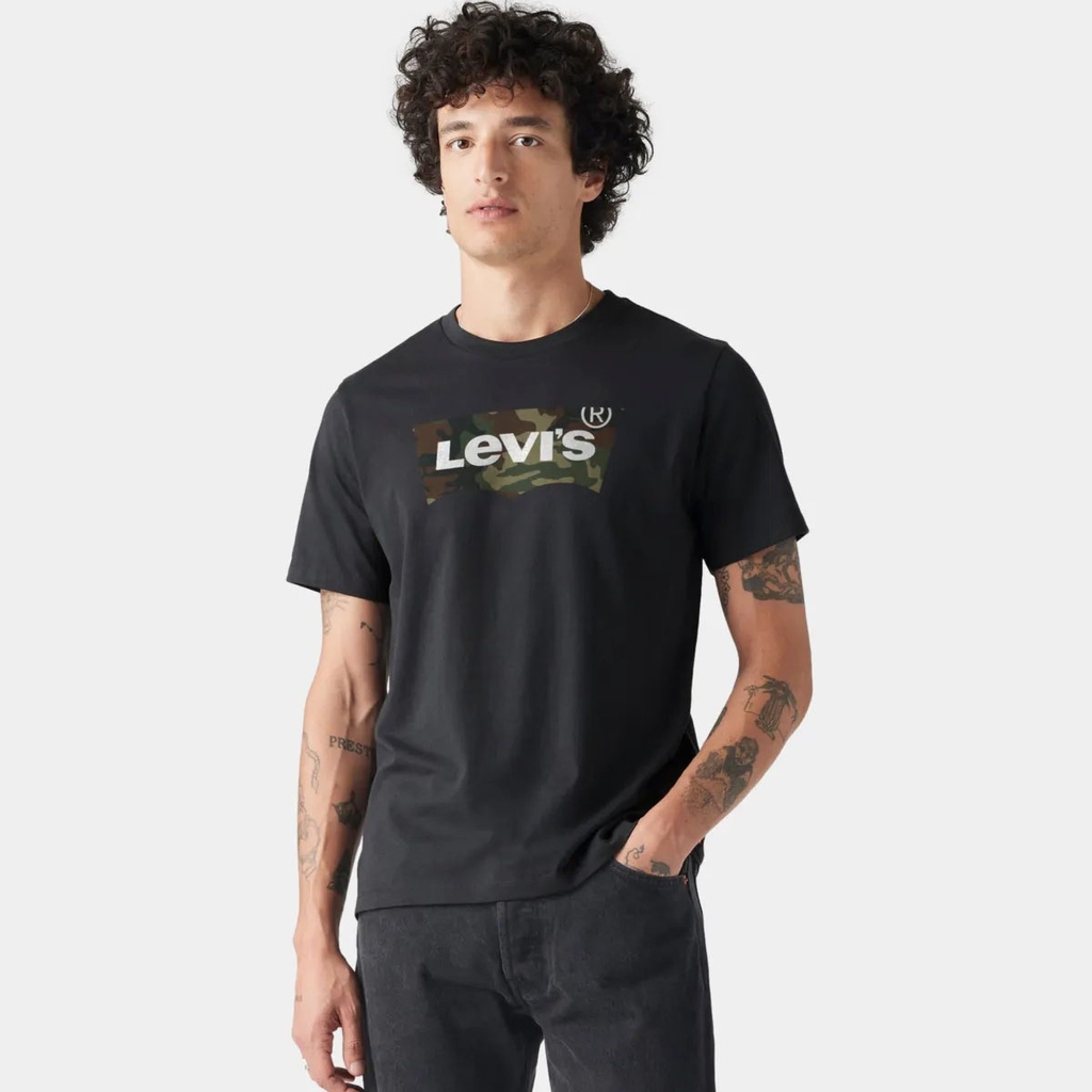 Áo Phông Levi's Chính Hãng - Graphic Crewneck Tee - Màu Đen | JapanSport 22491-1949
