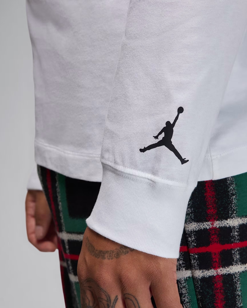 Áo Dài Tay Nam Nike Chính Hãng - Jordan Jumpman Chimney - Màu Trắng | JapanSport CV1745-100
