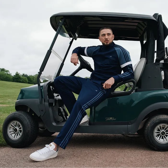 Áo Khoác Golf Adidas Chính Hãng - Ultimate365 Golf Track - Màu xanh | JapanSport IX6383