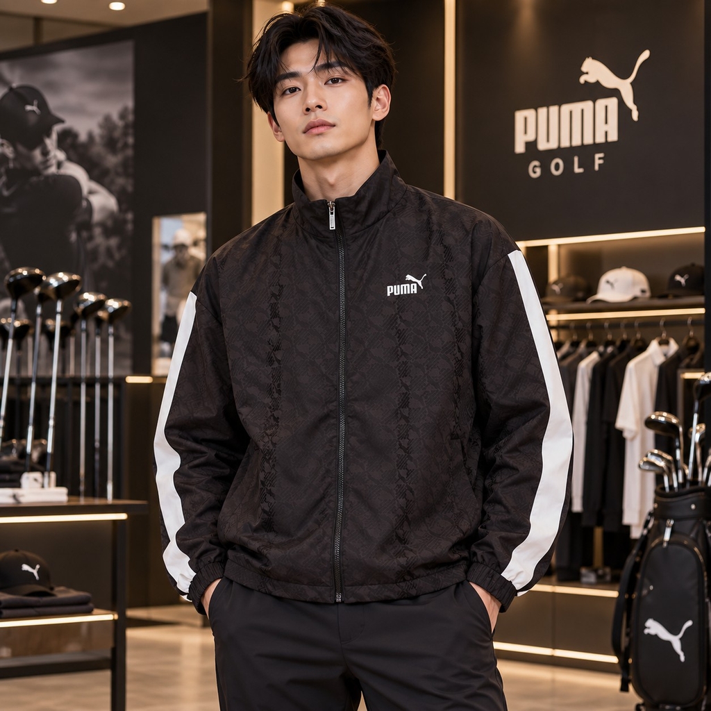 Áo Khoác Puma Chính Hãng -  CORE HERITAGE Woven Lined Track Jacket - Màu Đen  | JapanSport 683581-01