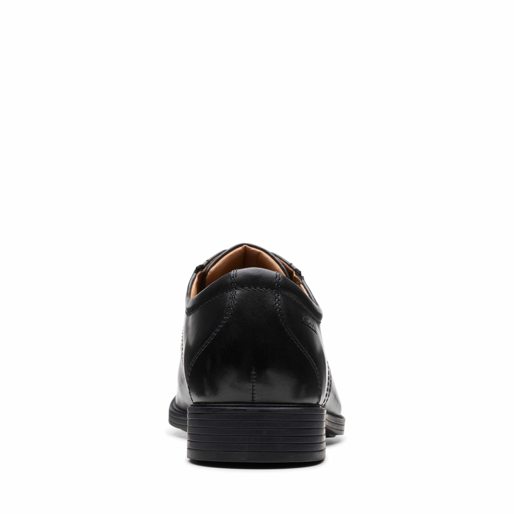 Giày Clark Nam Chính Hãng - Mens Clarks Whiddon Cap Oxford - Đen | JapanSport 261-52912