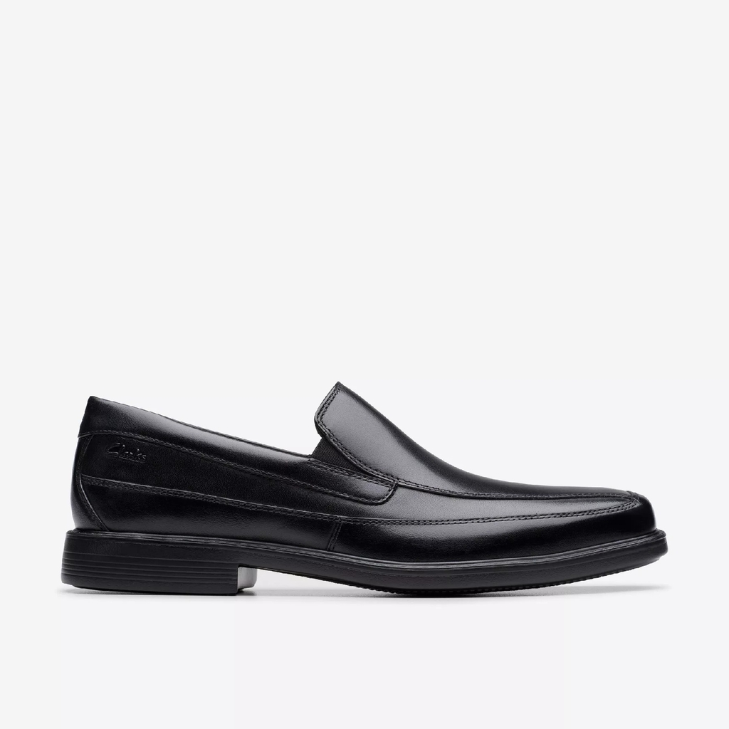 Giày Clark Nam Chính Hãng - Cosgrove Free Black Leather - Đen | JapanSport 261-82158