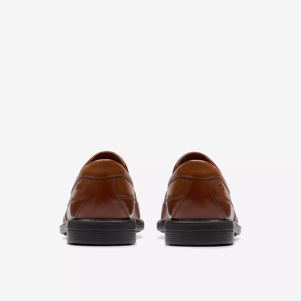 Giày Clark Nam Chính Hãng - Cosgrove Free Dark Tan Leather - Màu Nâu | JapanSport 261-82159
