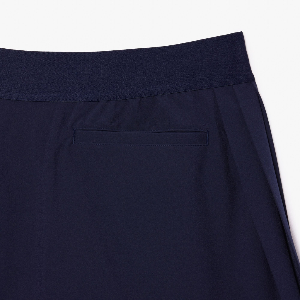 Chân Váy Lacoste Nữ Chính Hãng - Lined Ultra Dry Stretch Golf Skirt - Màu Navy | JapanSport JF9433-51-423