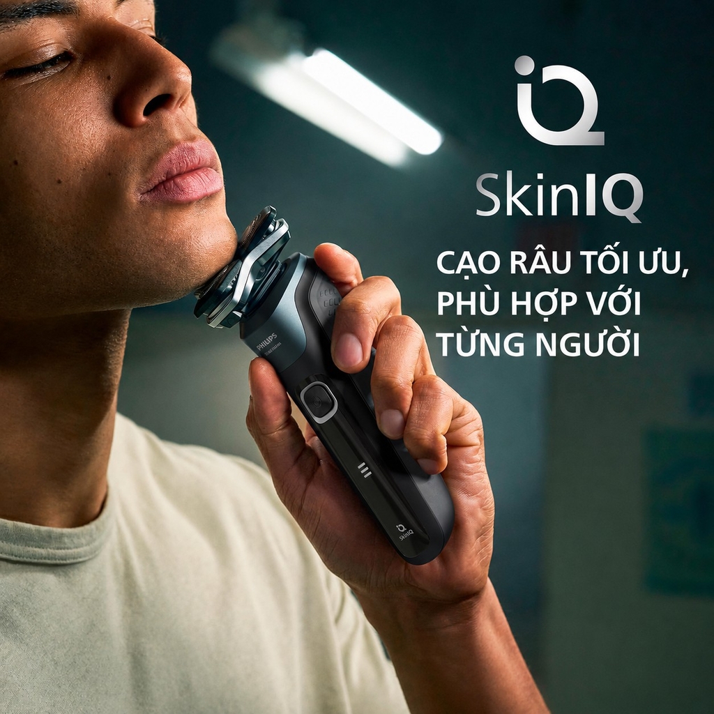 Máy cạo râu Philips Chính hãng -  5000 Series S5882/60  - Cạo sát, êm da - Màu đen  | JapanSport