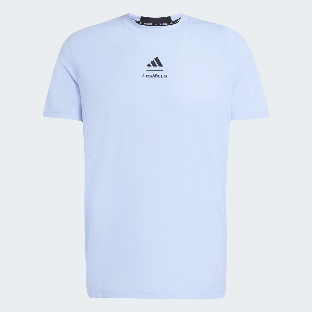 Áo Phông Adidas Nam Chính Hãng - Les Mills Graphic T-Shirt - Màu Xanh | JapanSport KD4346