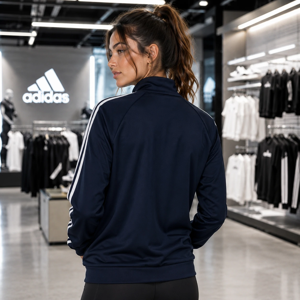 Áo Khoác Adidas Nữ Chính Hãng - SERENO 19 TRACK TOP - Màu Xanh Navy | JapanSport FL0171