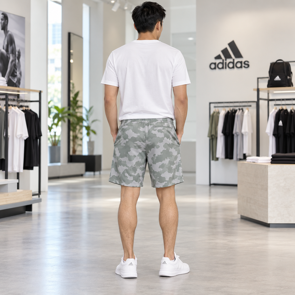 Quần Short Adidas Chính Hãng - Legends Allover Print Shorts - Màu Camo | JapanSport IK8315