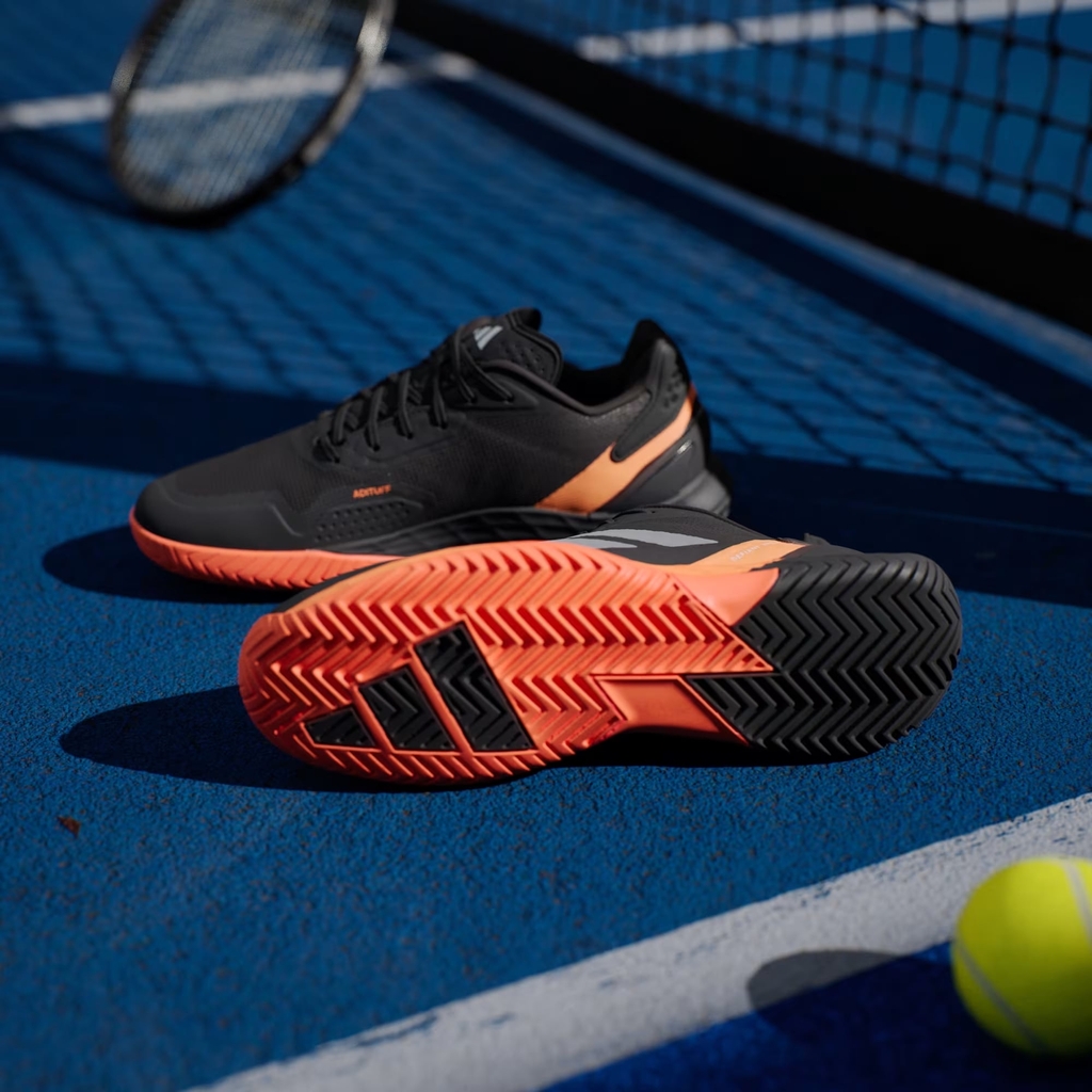 Giày Tennis Adidas Chính Hãng - Defiant Speed 2 - Màu Đen/Cam | JapanSport KI5999