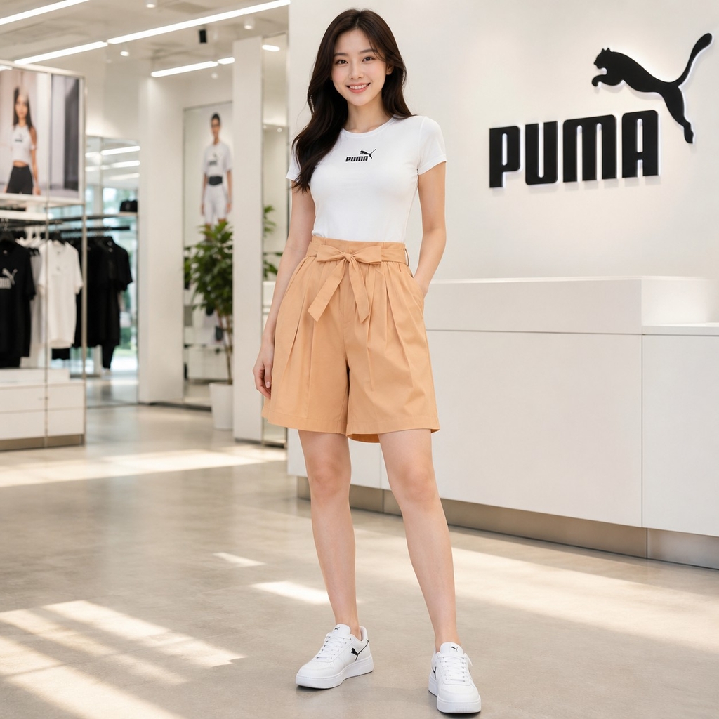 Quần Short Puma Nữ Chính Hãng - Summer Woven 9 Short Pants - Màu Cam | JapanSport 686933-63