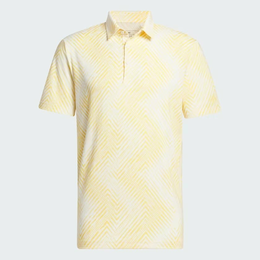 Áo Polo Adidas Nam Chính Hãng - Áo Polo Phủ Họa Tiết Ultimate365 - Màu Vàng | JapanSport IU4389