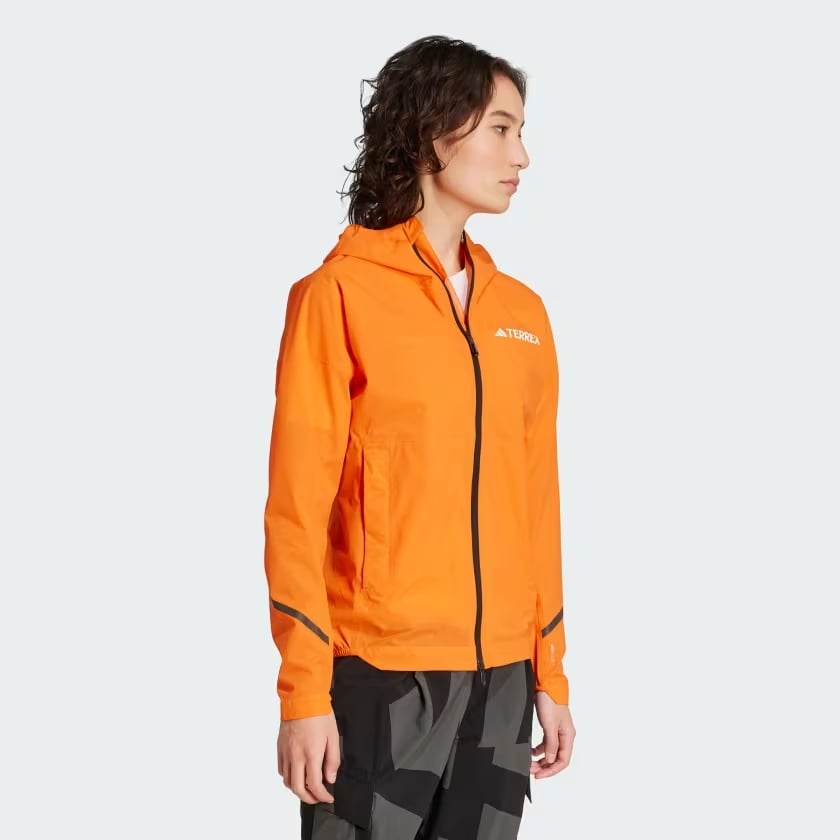 Áo Khoác Adidas Nữ Chính Hãng - Orange Terrex Xperior 2.5 Layer Light Climaproof - Màu cam | JapanSport KA5870