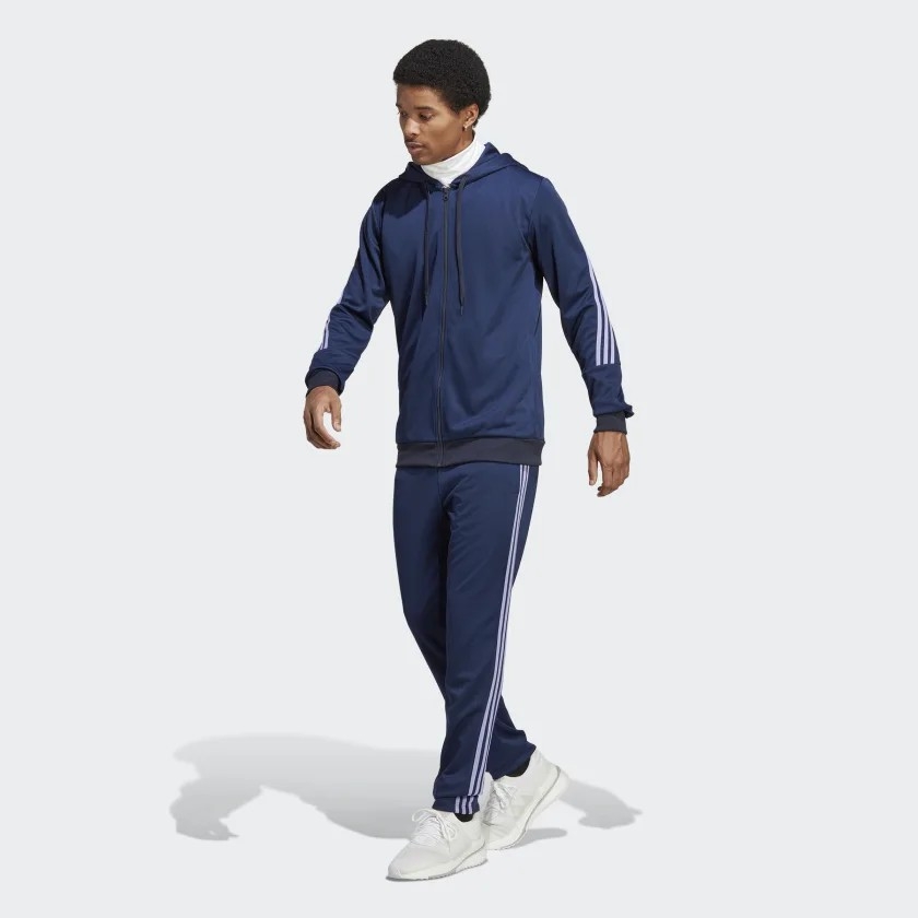 Bộ Thể Thao Adidas Nam Chính Hãng - 3-STRIPES TRACKSUIT - Xanh | JapanSport IC6769