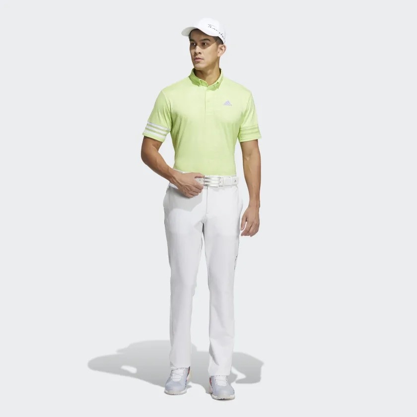 Áo Polo Adidas Nam Chính Hãng - AEROREADY THREE STRIPE LIFE POLO SHIRT - Trắng | JapanSport HA0232