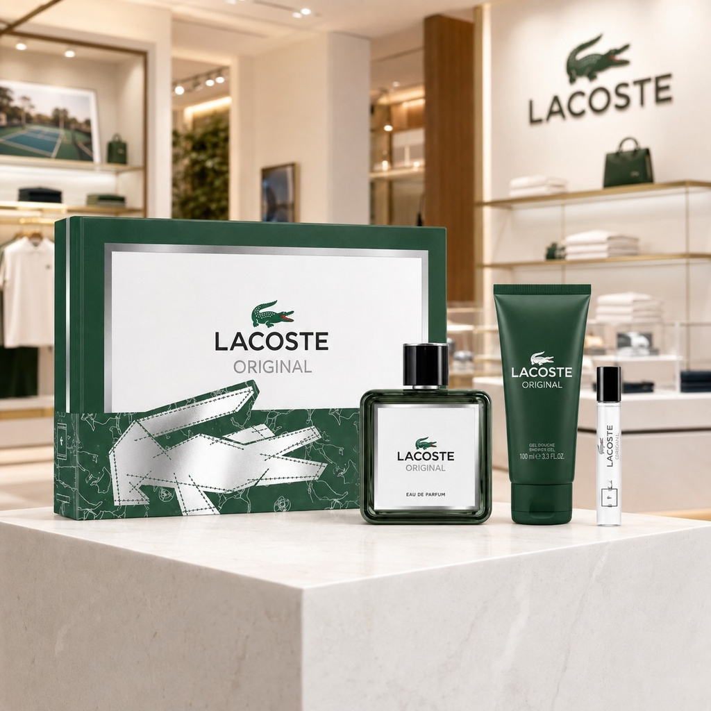 Set quà tặng Nước Hoa Nam Lacoste Chính hãng - Lacoste Original Eau de Parfum Gift Set | JapanSport