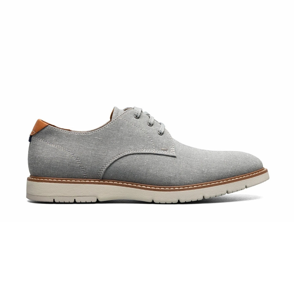 Giày Florsheim Nam Chính Hãng - Canvas Plain Toe Oxford - Màu Xám | JapanSport 14419-020