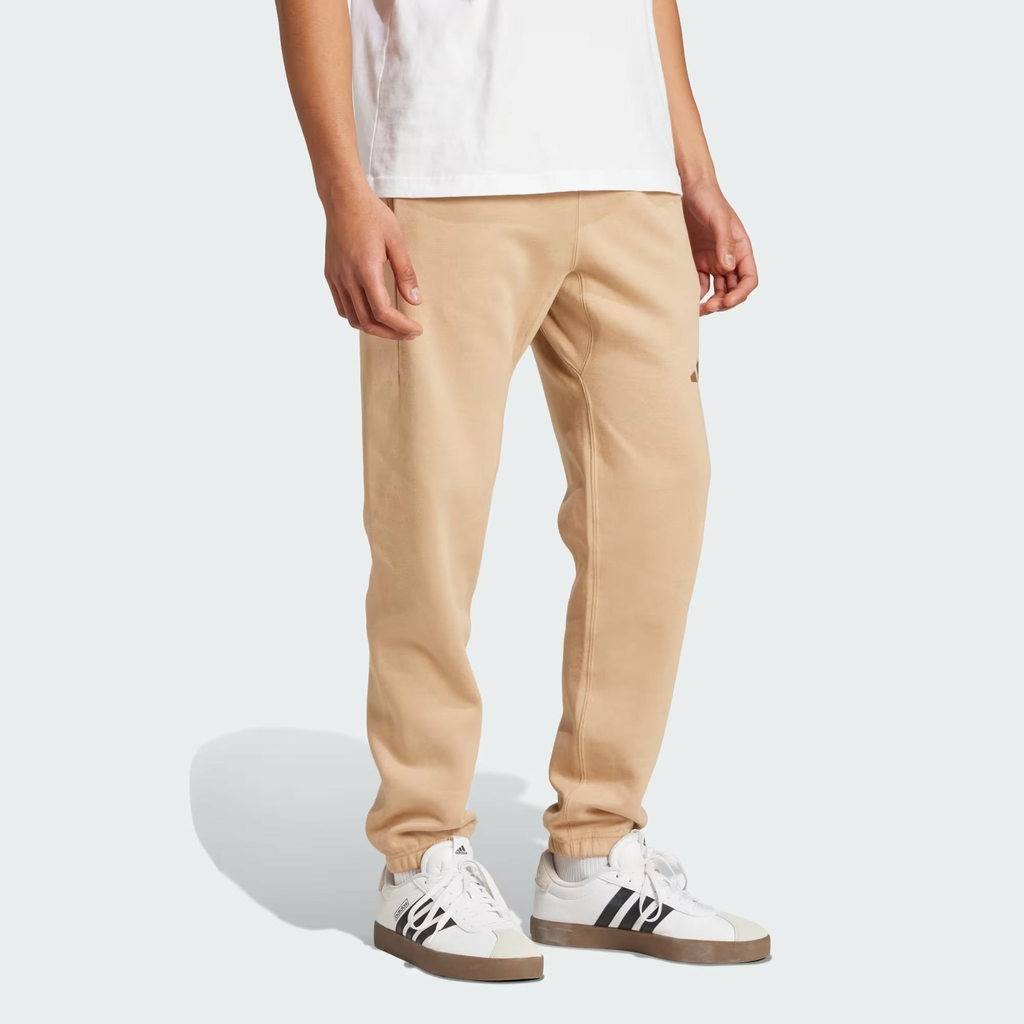 Quần Dài Adidas Chính Hãng - ALL SZN Fleece Regular Tapered - Màu Be | JapanSport JX5099